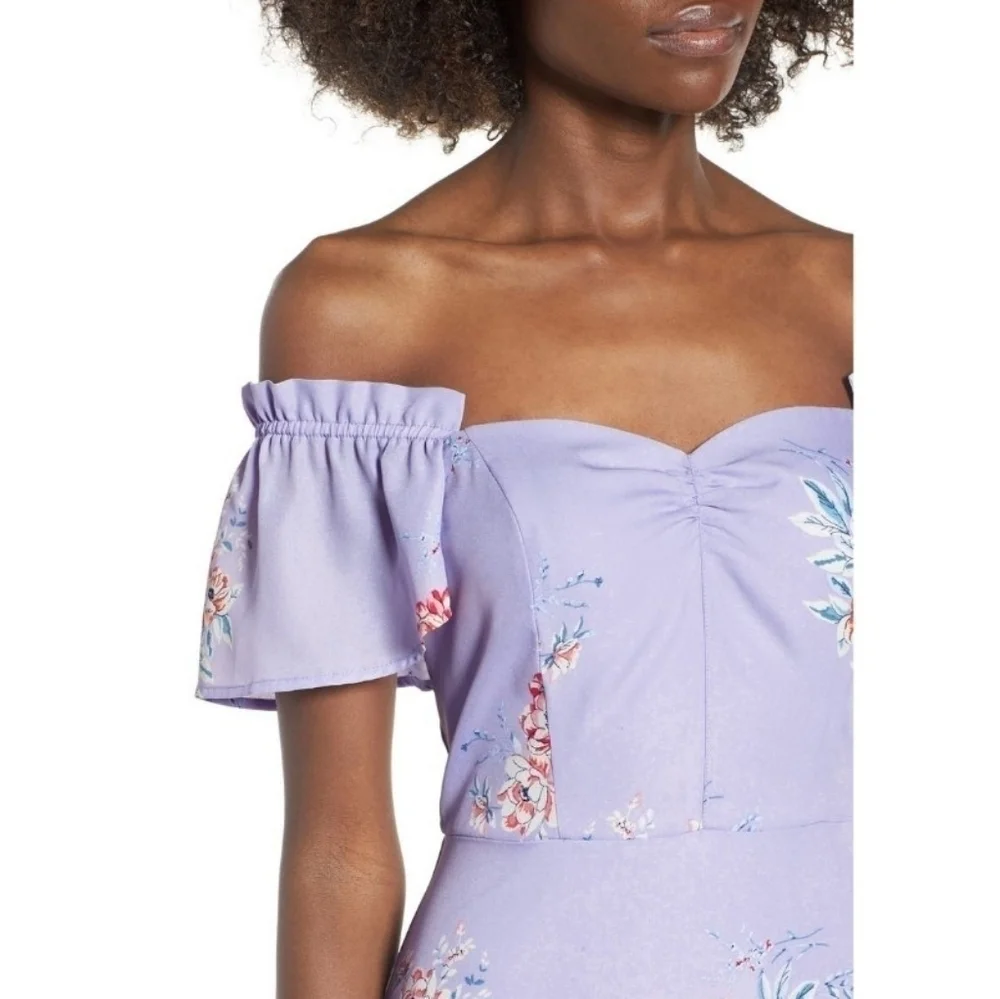 Socialite Off the Shoulder Maxi Dress NWT - Picture 7 of 15